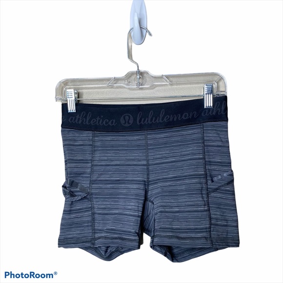 lululemon athletica Pants - Lululemon Gray space dye spandex bike shorts